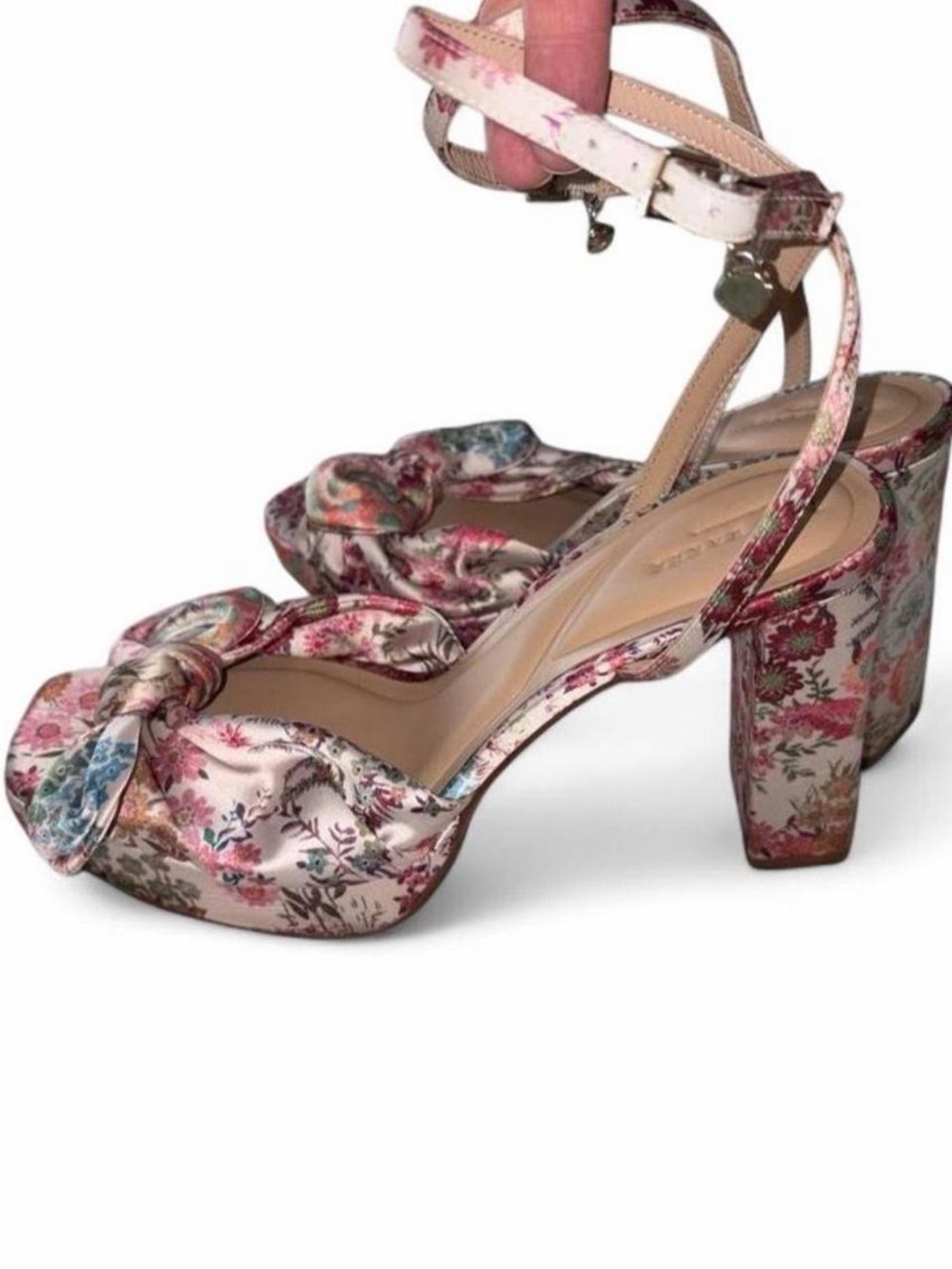 Ted Baker Hallie Floral Bow Platform Sandals Size 8